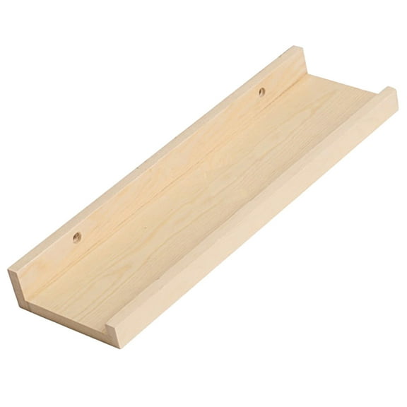 GOOHOCHY Floating Shelf Synthetic Material Natural Wood Shelf 1Pack 23.6x5.5in