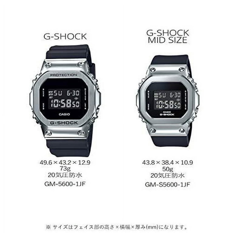Casio] Watches G-SHOCK Mid size model GM-S5600-1JF black - Walmart.com