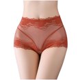 thumbnail image 4 of HUPOM Underwear Underwear For Women Briefs Leisure Tie Seamless Waistband Orange XL, 4 of 6