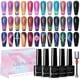 thumbnail image 1 of Esmalte en gel para ojos de gato SUPWEE, 12 colores con kit de barra magnética, 1 of 6