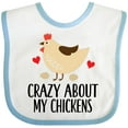 thumbnail image 3 of Inktastic Cute Chicken Farming Boys or Girls Baby Bib, 3 of 4