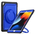 thumbnail image 1 of XYX Case for iPad Pro 10.5 Inch/ iPad Air 3rd Gen 2019 with Rotating Stand, Shoulder Strap, 2in1 Shockproof Cover, Deep Blue, 1 of 7