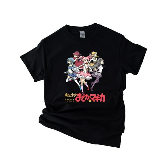 Puella Magi Madoka Magica The Magical Girl Anime Manga Otaku Unisex T-Shirt, up to 5XL