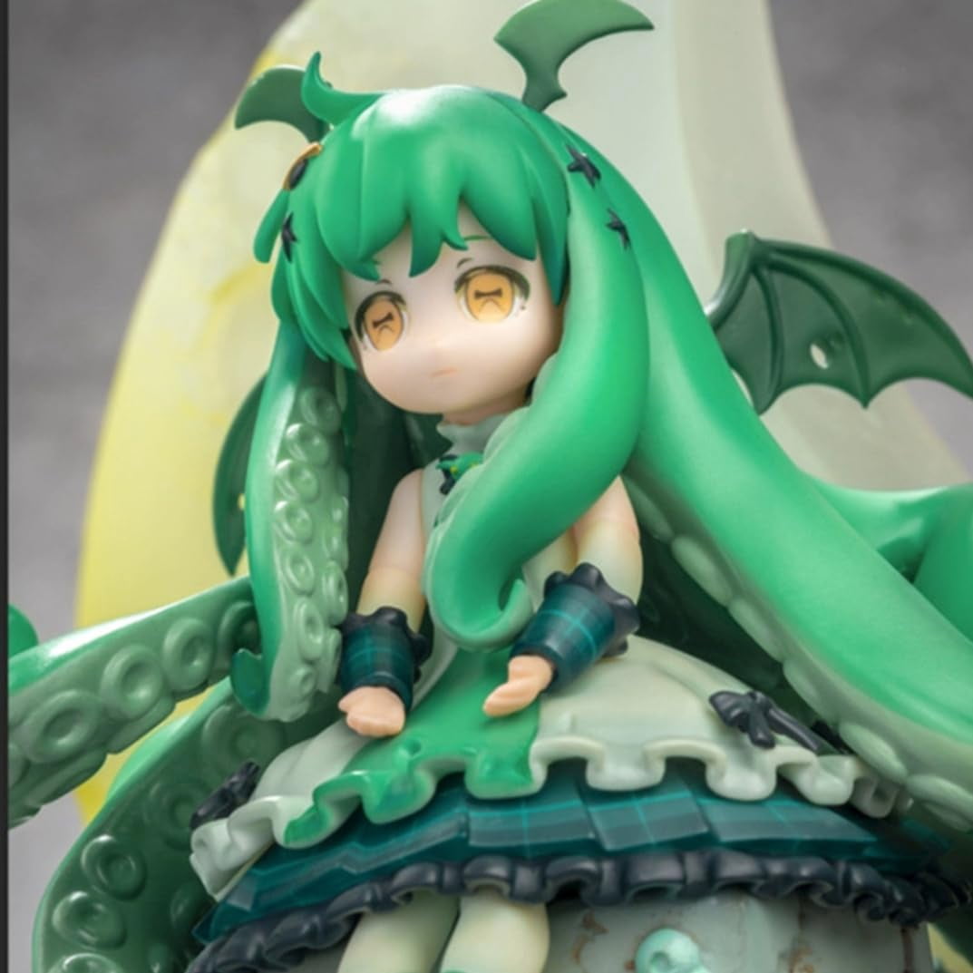 New Luminescence Cthulhu Roo lee ah (cute Ver) Character Anime Model Statue Action Figures Desktop Ornament Popular Decorations Fan Souvenirs Creative Gift Collectable