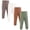 Sage Brown, variant on Tapered Ankle Pants, 4- Pack, 0/3 Months- 5T