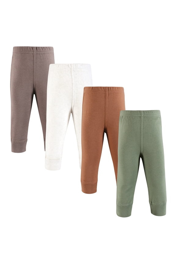 Tapered Ankle Pants, 4- Pack, 0/3 Months- 5T