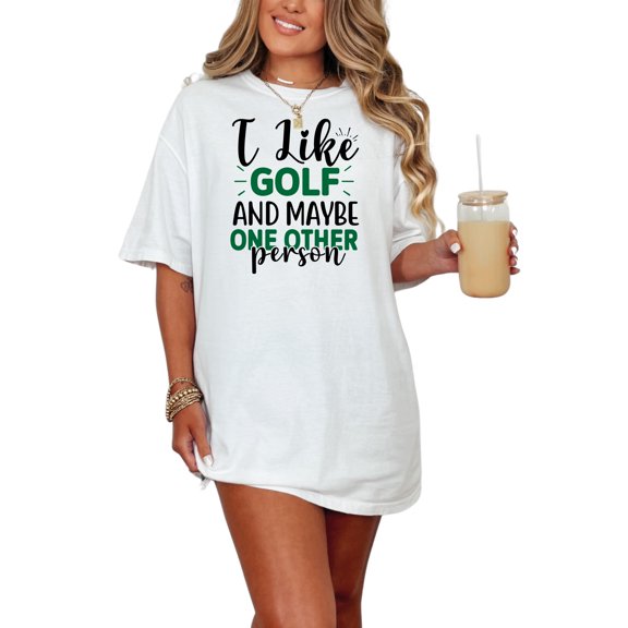 Funny Golf Sayings Lover Humor, White Comfort Colors T-Shirt, Small