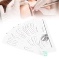 thumbnail image 4 of Modèle de Microblading, Réutilisable 5 Modèles Différents Outil Pratique de Microblading Facile pour les Débutants pour les Filles, 4 of 8
