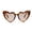 Tortoiseshell, variant on Womens Heart Shaped Sunglasses Vintage Design with UV400 Protection and Trendy Lightweight Frame plus 80 Percent Light