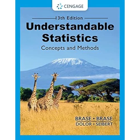 Pre-Owned Understandable Statistics, 9780357719176, 0357719174, Hardcover, 13 edition