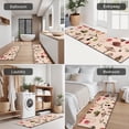thumbnail image 5 of Colorful Mushroom Insect Light Pattern Kitchen Rugs Sets Of 3,Kitchen Runner Rugs Non Skid Washable,Decorative Kitchen Floor Mats for Kitchen,Sink,Laundry,17"x30"+ 17"x47" + 17"x59", 5 of 6