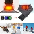 thumbnail image 2 of DAMAI Winter Heated Neck Scarf Heating Pad, Portable Cordless Adjustable 3 Heat Settings Heated Neck Scarf for Neck Warmer, Electric Neck Warmer for Men & Women Outdoor Winter Use (Black), 2 of 9