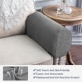 thumbnail image 3 of 2Pcs Stretch Armrest Covers Slipcovers Sofa Couch Chair Furniture Washable Furniture Protector, 3 of 5