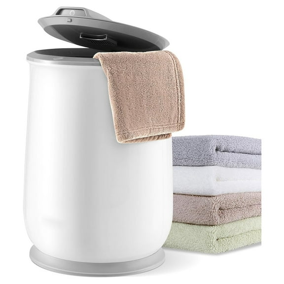 Towel Warmer Bucket for Bathroom, 21L Large Towel Warmer with 1H Auto Shut Off, Child Secure Lock, Flip-top Lid for Blankets, Towels, 45” x 70” Bathrobes for Bathroom, Spa