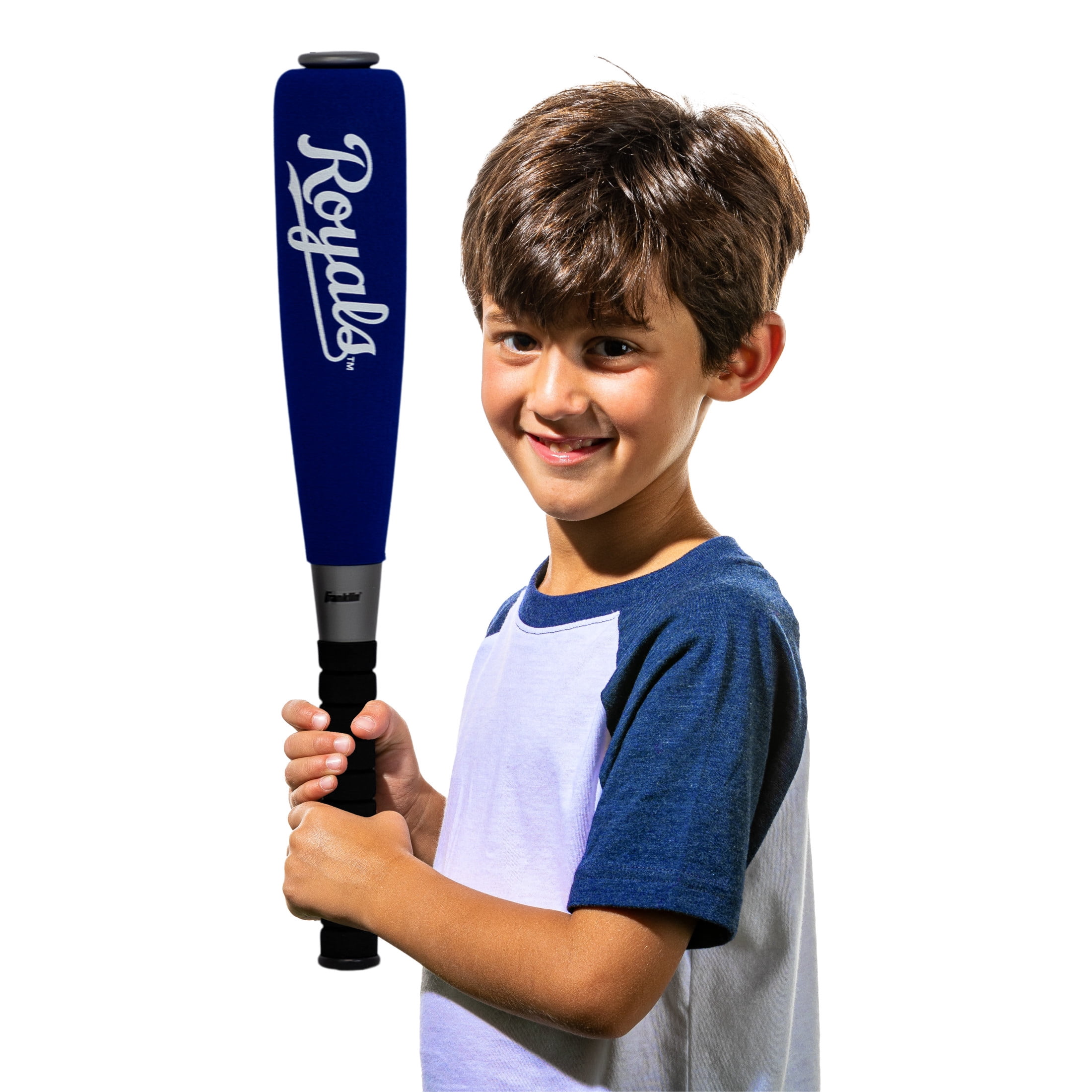 Franklin Sports MLB Kansas City Royals Foam Bat + Ball Set, 21 in