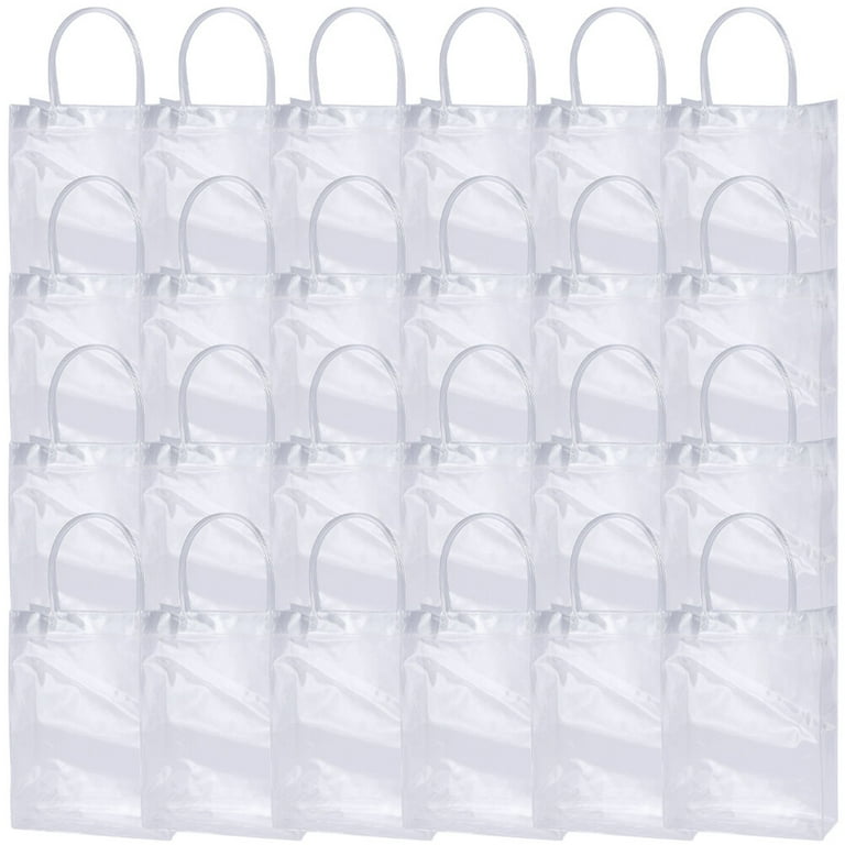 200/100pcs Plastic Gift Bag, Minimalist Clear Gift Wrapping Bag For Party