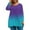 #A20-Purple, variant on Abcomgle Plus Size Tops for Women 4x-5x Summer Crew Neck Tunic Shirts Gradient Graphic Tees Long Sleeve Shirts Curved Hem Casual Outfits for Women,4XL