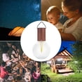 thumbnail image 5 of Luz Que Acampa Lámpara de linterna redonda Linterna LED para herramienta de camping (Lámpara redonda marrón oscuro-grande), 5 of 5