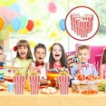 thumbnail image 4 of 6pcs Disposable Popcorn Paper Cups Stripy Paper Popcorn Box French Fries Containers for Party, 4 of 9