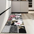 thumbnail image 4 of Pioneer Flower Floral Print Pattern Kitchen Rug Mat,Kitchen Runner Rugs Non Skid Washable,Decorative Kitchen Floor Mats for Kitchen,Sink,Laundry,17"X47", 4 of 5