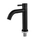 thumbnail image 1 of Grifo de agua fría individual para lavabo de baño de acero inoxidable, color negro, 1 of 5