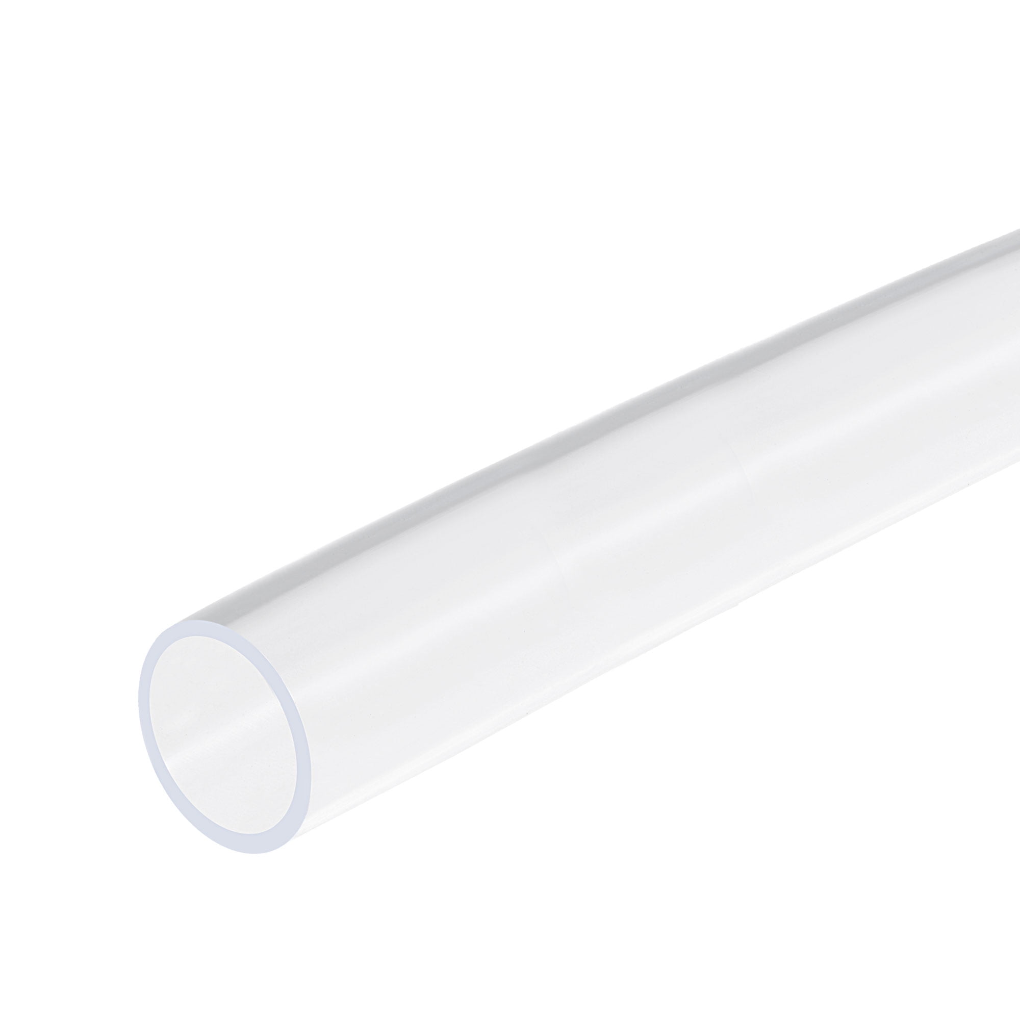 Uxcell 28mm ID 34mm OD 6.6ft PVC Clear Vinyl Tubing Plastic Pipe Air