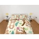 thumbnail image 2 of Happy Sloth Beige Funda Nórdica Colorido Colcha Niños Juego de Cama Completo, 2 of 4