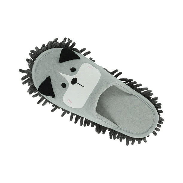 Slippers with mops on the bottom best sale