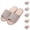 Khaki, variant on Womens Fluffy Slippers Non Slip Fleece Lined Indoor Slides Men's And Women's Summer Thick Soled Indoor Non Leisure Bathroom Soft Soled Slippers