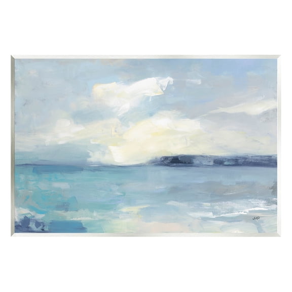 Stupell Industries Abstract Ocean View Landscape Painting Unframed Art Print Wall Art, Design by Julia Purinton