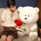 thumbnail image 4 of Rose Bear Valentine's Day Confession Doll Toy For Children And Rose Bundle, 4 of 5