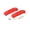 🥝 Red_Base#557, variant on Heat Resistant Silicone Pot Handle Covers for Frying Pans and Iron Pots, Insulated Pair