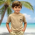 thumbnail image 2 of JAJAHO Boys Hawaiian Graphic Tees Coconut Tree Print Casual Short Sleeve Crew Neck T Shirt Summer Beach Clothes For Kids 2-13Y Soft Tops, 2 of 4