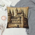 thumbnail image 2 of Orinice Throw Pillow Cover Vintage Castle from Fairy Tale Medieval Kreuzenstein in Austria  Pillowcase Home Decorative Square Pillow Case Cushion Cover White, 2 of 5