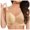 g-Beige, variant on Womens Large Gathering Thin Bra With Breast Support Bra Sexy Underwear