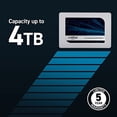 thumbnail image 2 of Crucial MX500 - SSD - 4 TB - internal - 2.5" - SATA 6Gb/s, 2 of 5