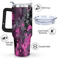thumbnail image 3 of Halloween Stainless Steel Tumbler Happy Halloween Pumpkin Tumbler Cup with Straw,Thermal with Lids for Hot and Cold Drinks for Work Travel 40 oz Boo Mug, 3 of 7