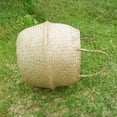 thumbnail image 3 of Foldable Hanging Basket,  Seaweed Woven Storage Pot for Garden Flower Vase with Foldable Design,, 3 of 8