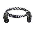 thumbnail image 3 of Cable de micrófono XLR macho a hembra, Cable de micrófono equilibrado con cancelación de ruido Flexible y duradero para escenario KTV, 3 of 5
