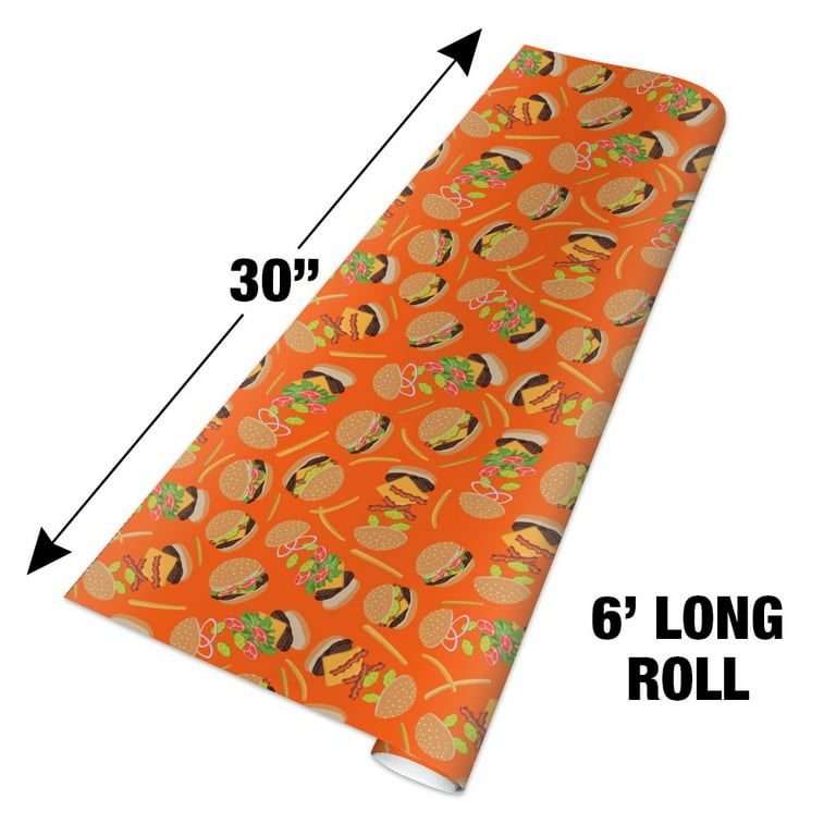  GRAPHICS & MORE Messy Sandwich Pattern Bread Cheese Bacon  Lettuce Egg Food Gift Wrap Wrapping Paper Rolls : Health & Household