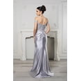 thumbnail image 4 of Women's May Queen Long Formal Dress Off The Shoulder High Slit Gown MQ2157 Black 14, 4 of 8