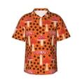 thumbnail image 3 of Nuevas camisas hawaianas para hombre, camisas de playa de vacaciones de moda de manga corta con estampado de setas y bosques, blusas florales de calle para mujer y niño, ropa, 3 of 5