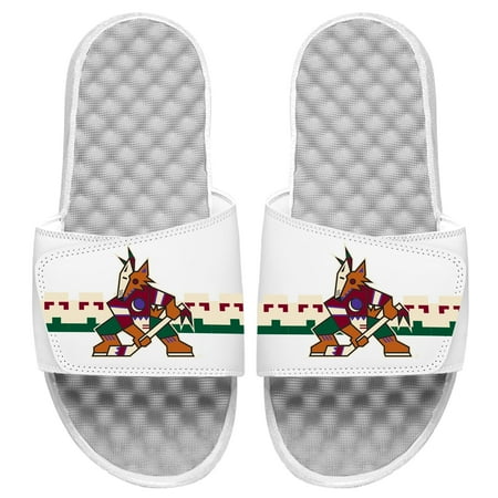 

Youth ISlide White Arizona Coyotes Stripe Slide Sandal