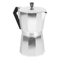 thumbnail image 1 of XYCCA Aluminium Octagonal Coffee Pot Kettle Coffee Maker Moka Pot for Home Coffee Shop UseSilver 450ML-082001, 1 of 5