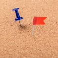 thumbnail image 4 of AURARMLET 100Pcs Assorted Color Flag Pins for Map Marking Bulletin Board Push Pins for Office, 4 of 6