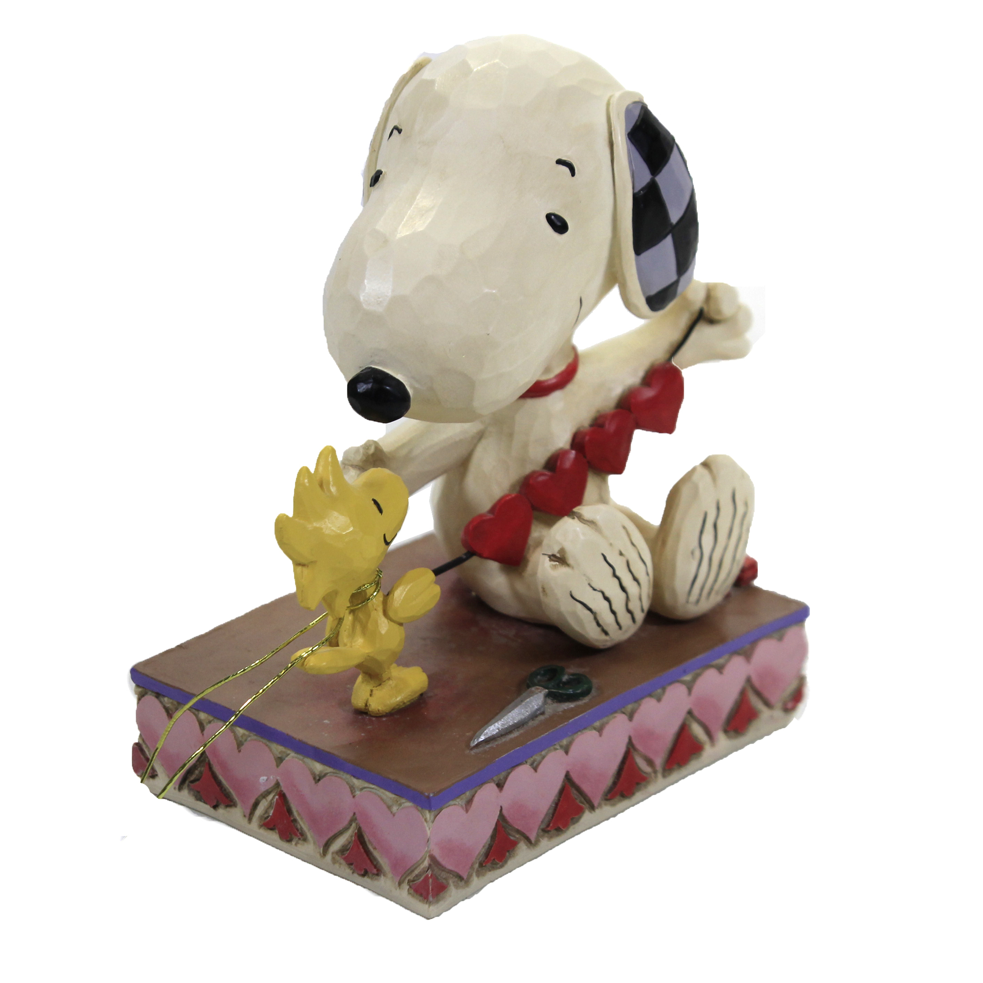 Enesco Peanuts by Jim Shore Woodstock and Snoopy with Heart