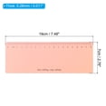 thumbnail image 2 of Unique Bargains Guided Reading Strips Highlight Colored Overlay Bookmark Reading Tracking Ruler for Classroom Light Orange 8pcs, 2 of 6