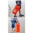 thumbnail image 4 of Outdoor Dry Bag Double Handbag One Shoulder Large Capacity Boating Storage Bags Cycling Biking Camping Rafting Diving Water Gray Camo 2L Strapless, 4 of 7