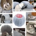thumbnail image 5 of tunnel de Chat Jouet Chat Intérieur Lit de Chat Interactif Grotte Chat Pliable tunnel de Chat, 5 of 5