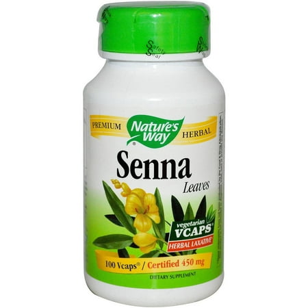 Nature's Way Senna Leaves Vegetarian Capsules, 100 (Best Way To Avoid Constipation)